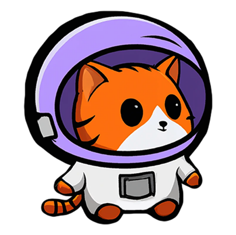A floating astronaut in a space suit